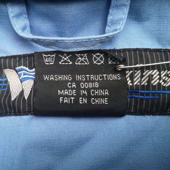 Wetskins Ladies Size Small Blue & White Waterproof 2 piece Rain Suit - Picture 11 of 16